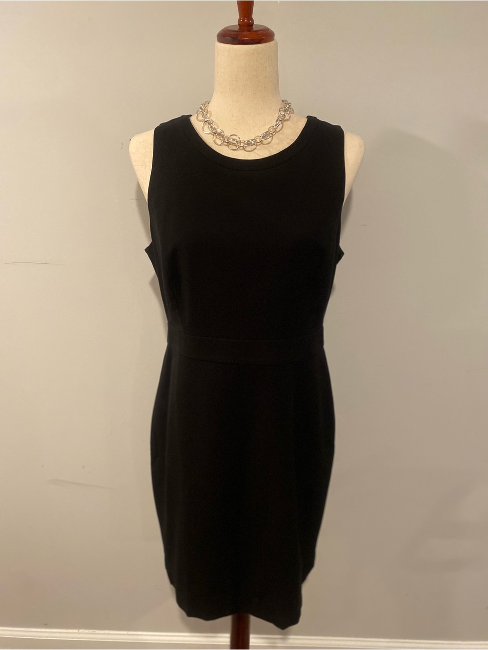 Petite J. Crew Black Sleeveless Sheath Dress